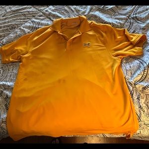 Under Armour Men’s Polo / Color: Orange / Size: Large / Condition: Used